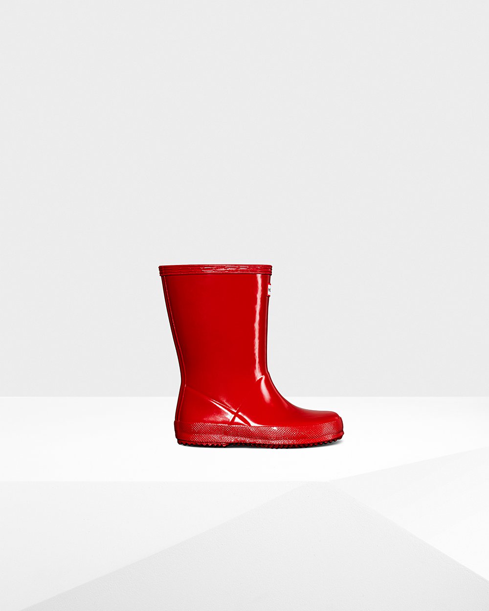 Botas de Lluvia Hunter Niños - Original First Classic Gloss - Rojos - MNGVCUP-75